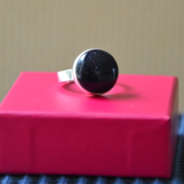 anillo lluvia de plata